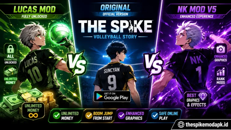 The Spike Lucas Mod vs NK Mod vs Original Which One Should You Actually Play? 10 The Spike Lucas Mod, NK Mod and Original version file size comparison chart.